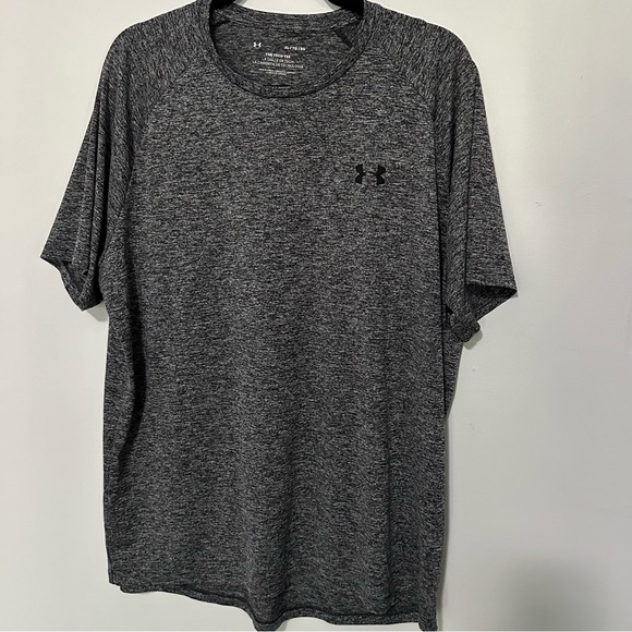 Under Armour The Tech Tee Men's T-Shirt Short Sleeve Gray XL - Picture 2 of 9